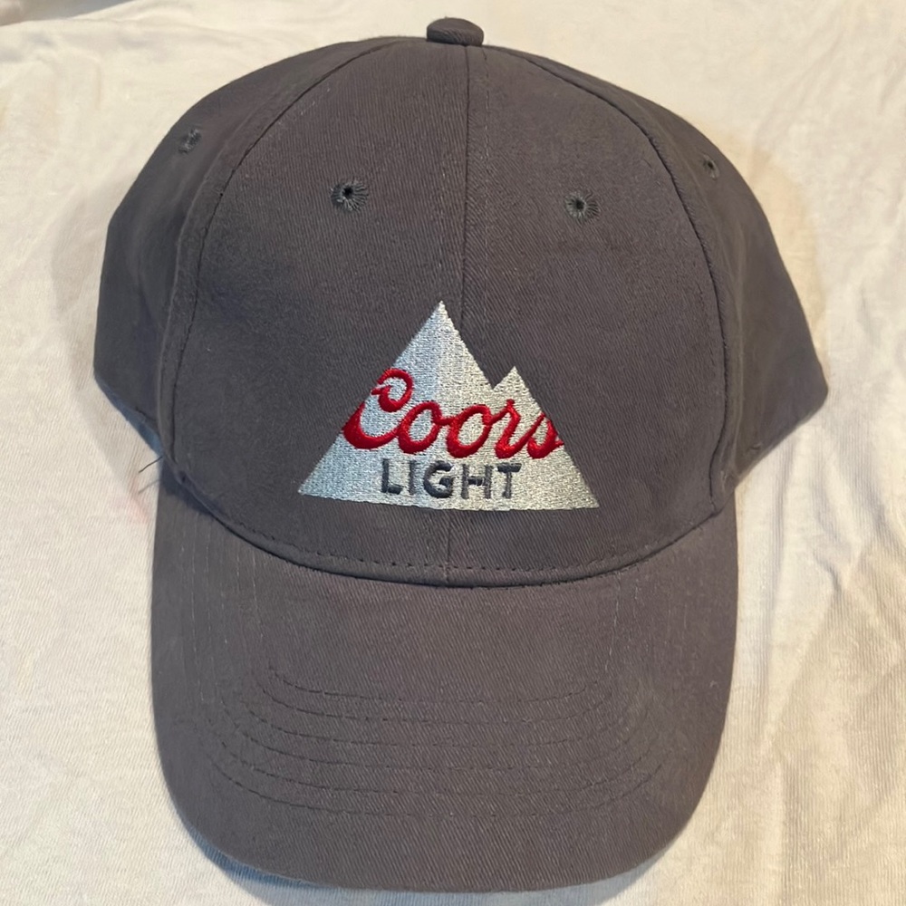 Retro coors light hat grey regular fit SnapBack